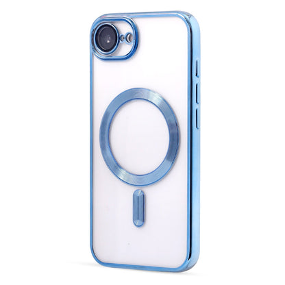 Apple iPhone 17e Case - Blue - Silicone MagSafe Back Cover