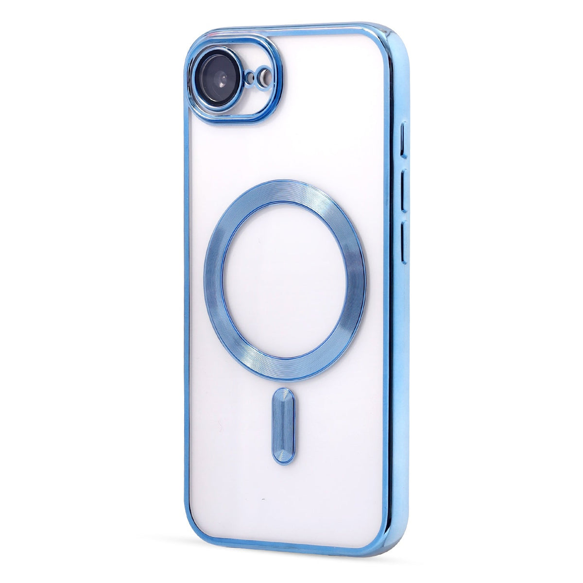 Apple iPhone 16e Hülle - Blau - Silikon-MagSafe-Backcover