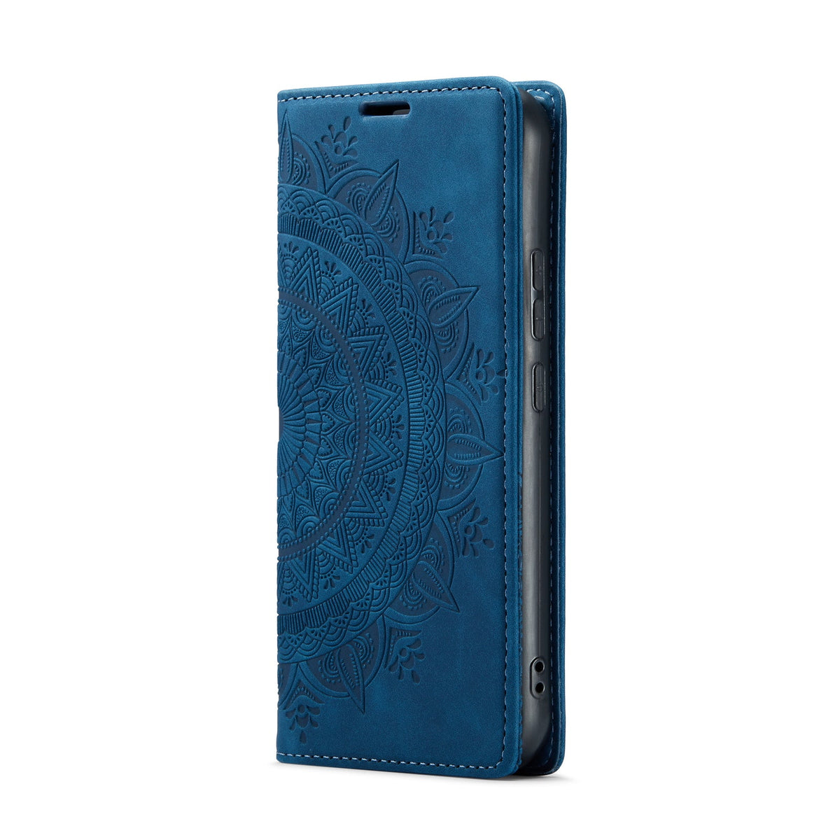 Samsung Galaxy A34 5G Hoesje - Navy Blue - Mandala Dunne Back Cover