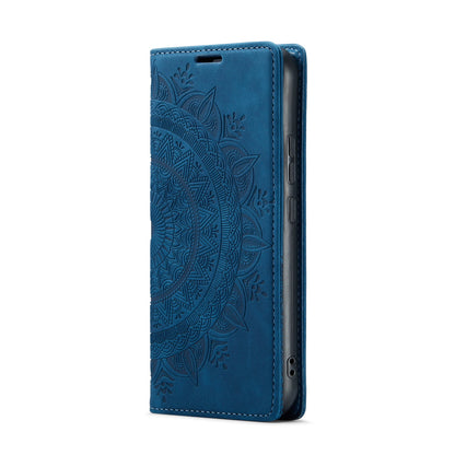 Samsung Galaxy A34 5G Hoesje - Navy Blue - Mandala Dunne Back Cover