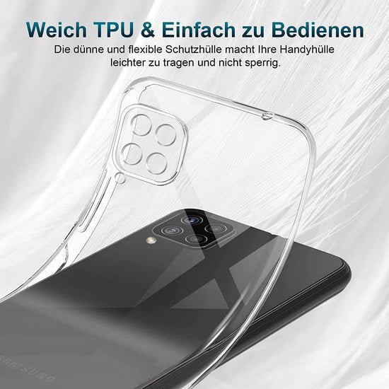 Samsung Galaxy A22 4G Hoesje - Transparant - Siliconen Back Cover