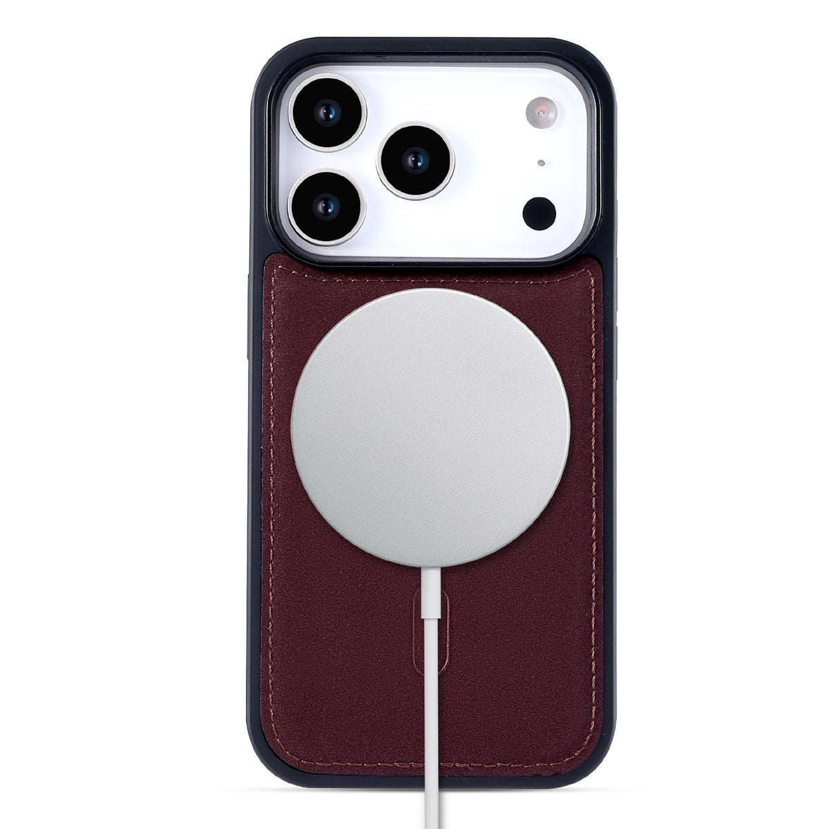 Apple iPhone 17 Pro Hoesje - Mauve Taupe - 2 in 1 Velvet Bookcase