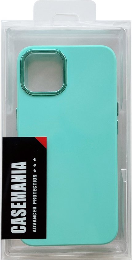Apple iPhone 14 Hoesje - Turquoise - Siliconen Back Cover