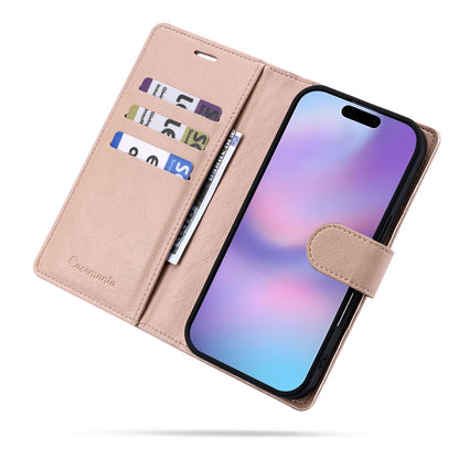 iPhone 13 Hoesje - Pale Pink - 2 in 1 Lederlook Bookcase