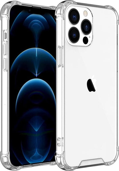 Apple iPhone 13 Pro Max Hoesje - Transparant - Anti-Shock Hybrid MagSafe Back Cover