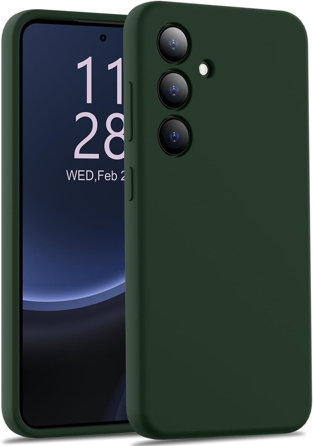 Samsung Galaxy S25 Plus Hoesje - Groen - Liquid Siliconen Back Cover
