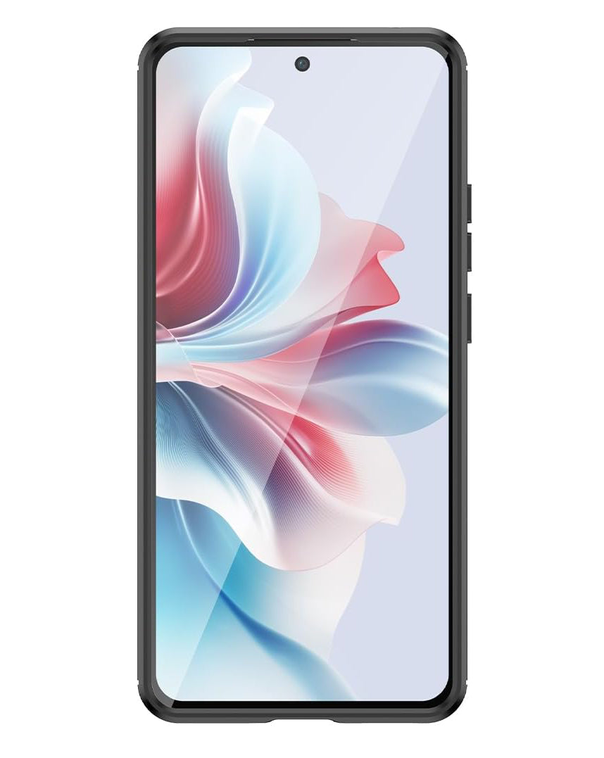 Oppo Reno 11F Hoesje - Blauw - Anti-Slip Back Cover