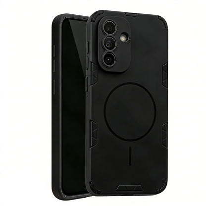 Samsung Galaxy A37 Hoesje - Matte Zwart - Frosted Matte Hardcase MagSafe Back Cover