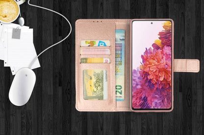 Samsung Galaxy A22 4G Hoesje - Roségoud - Bookcase