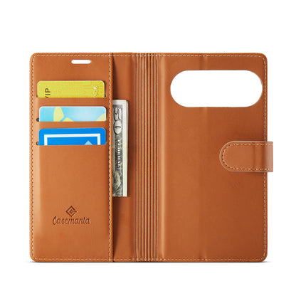 Google Pixel 11 Pro Hoesje - Sienna Brown - 2 in 1 MagSafe Bookcase