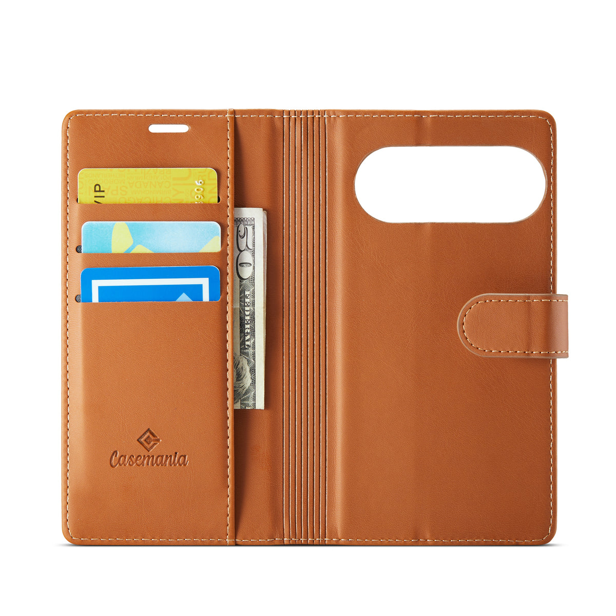 Google Pixel 11 Pro XL Hoesje - Sienna Brown - 2 in 1 MagSafe Bookcase