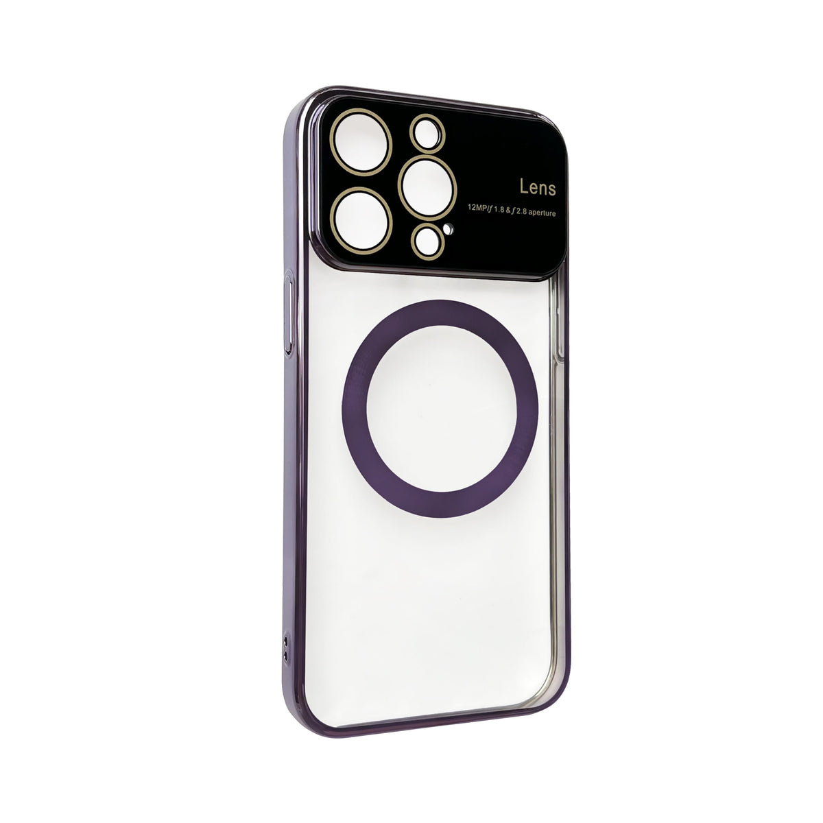 Apple iPhone 15 Pro Hoesje - Paars - Siliconen MagSafe Back Cover met Camerabescherming