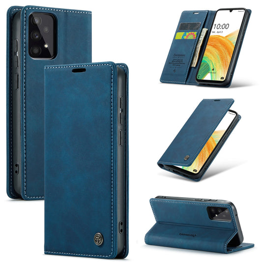 Samsung Galaxy M23 Case - Navy Blue - Slim Wallet Case