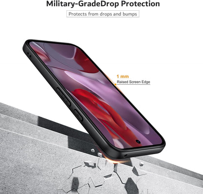 Google Pixel 9a Hoesje - Zwart - Siliconen Back Cover