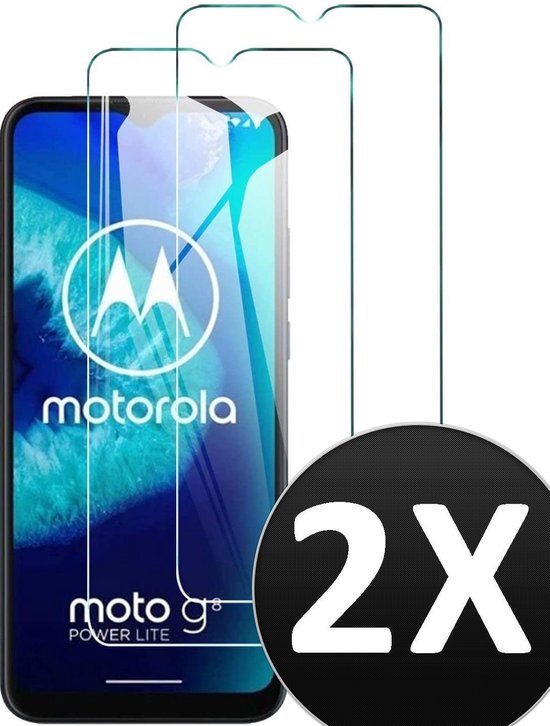Motorola Moto G8 Power Lite Screenprotector - Tempered Glass - 2 Stuks