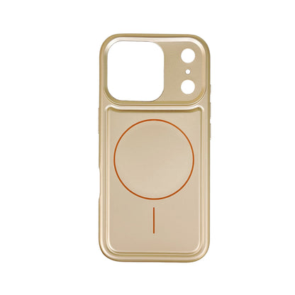 Apple iPhone 18 Pro Hoesje - Metallic Goud - Matte Siliconen MagSafe Back Cover