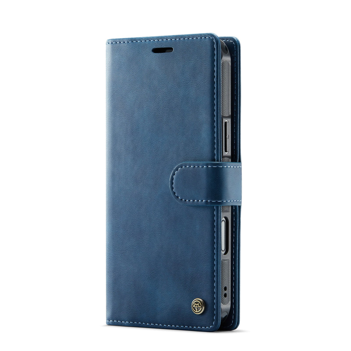 Apple iPhone 18 Pro Hoesje - Navy Blue - Luxe 2 in 1 MagSafe Bookcase