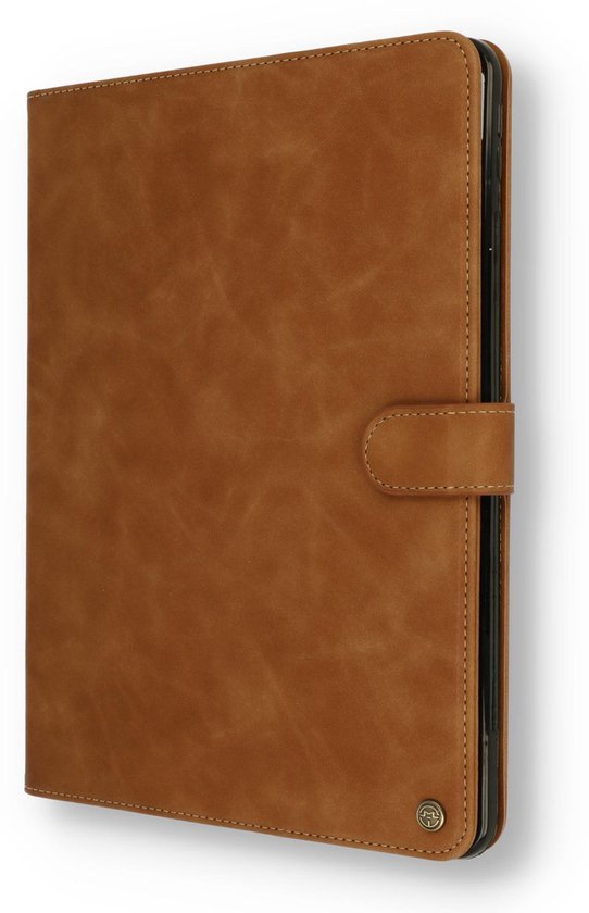 iPad Air 10.9 2020 Tablethoes - Sienna Brown - Bookcase met Magneetsluiting
