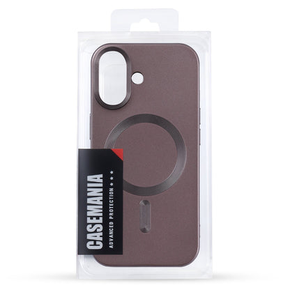 iPhone 17 Hoesje - Mauve - Matte Siliconen MagSafe Back Cover
