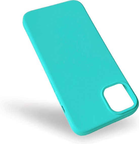 Apple iPhone 14 Plus Hülle - Türkis - Mattes Silikon-Backcover