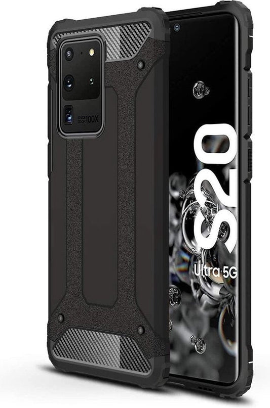 Samsung Galaxy S20 Ultra Hülle - Schwarz - Armor Backcover