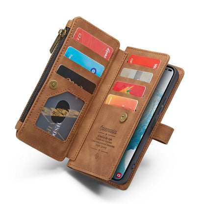 Samsung Galaxy Z Fold 4 Case - Sienna Brown - 2-in-1 Wallet Case with 10 Card Slots