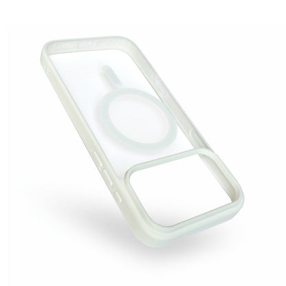Apple iPhone 18 Pro Max Hülle - Weiß - Bumper-MagSafe-Backcover