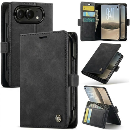 Apple iPhone Duo Hoesje - Charcoal Gray - Dunne Bookcase