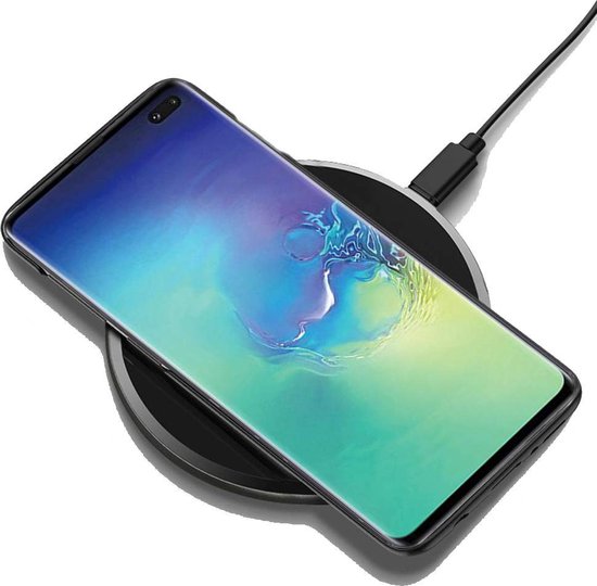 Samsung Galaxy S10+ Hoesje - Zwart - Siliconen Back Cover
