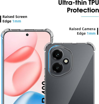 Honor 400 5G Hoesje - Transparant - Anti Shock Back Cover