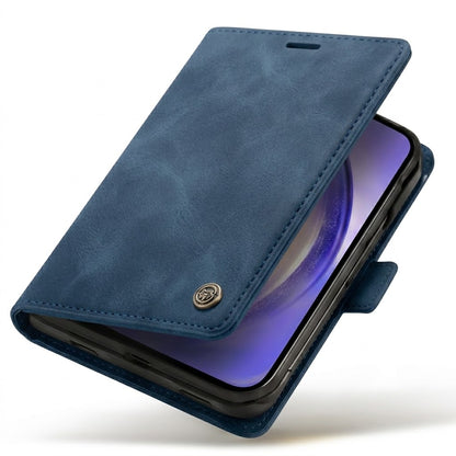 Apple iPhone Duo Hoesje - Navy Blue - Dunne Bookcase