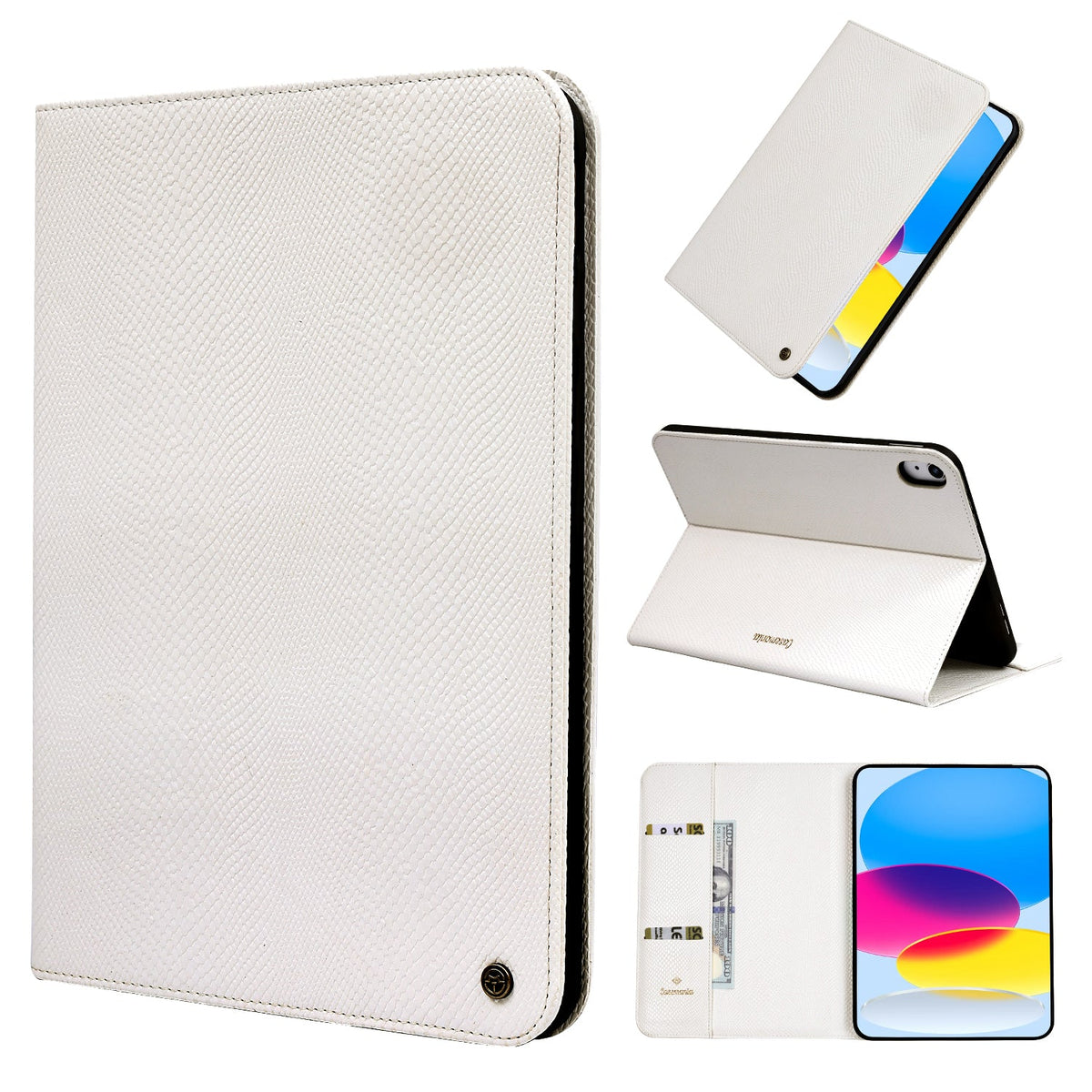 Apple iPad 2022 (10th Gen) Tablethoes Book Case - Wit