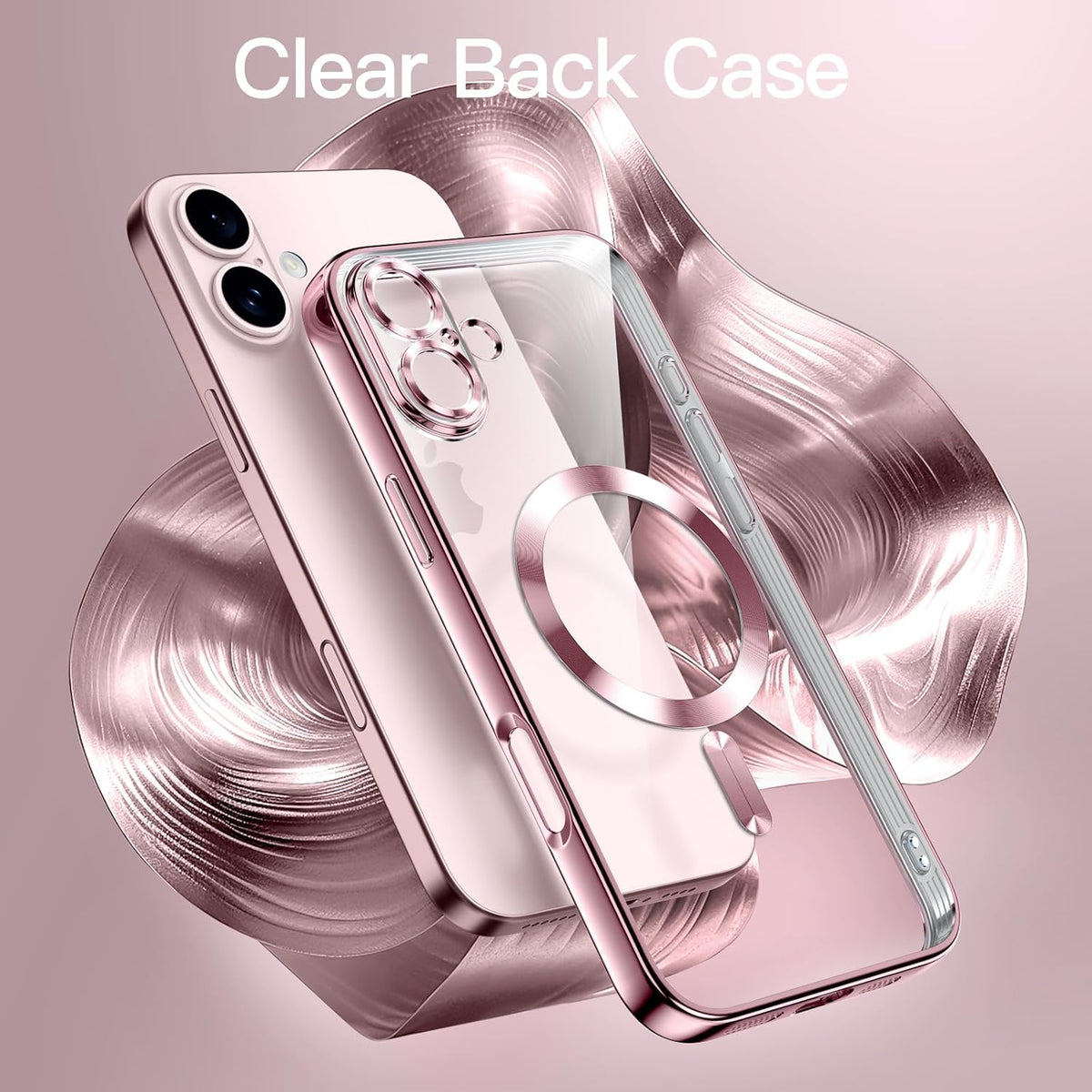 Apple iPhone 16 Plus Hülle - Rosa - Silikon-MagSafe-Backcover