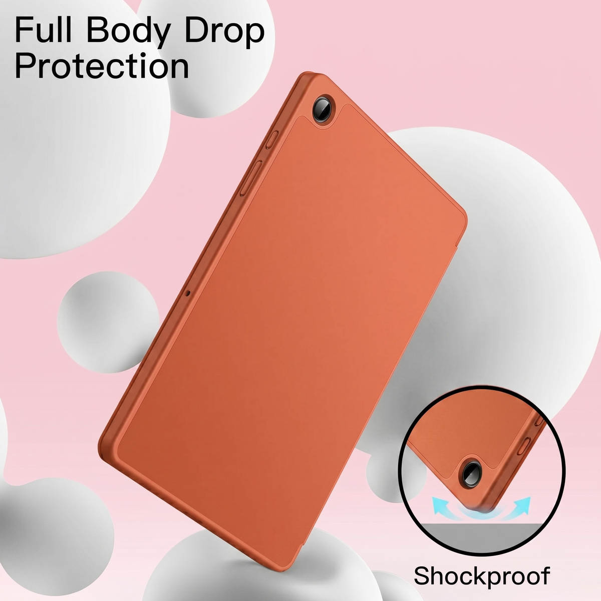Samsung Galaxy Tab A9 Plus Tablet Case - Orange - Smart Cover