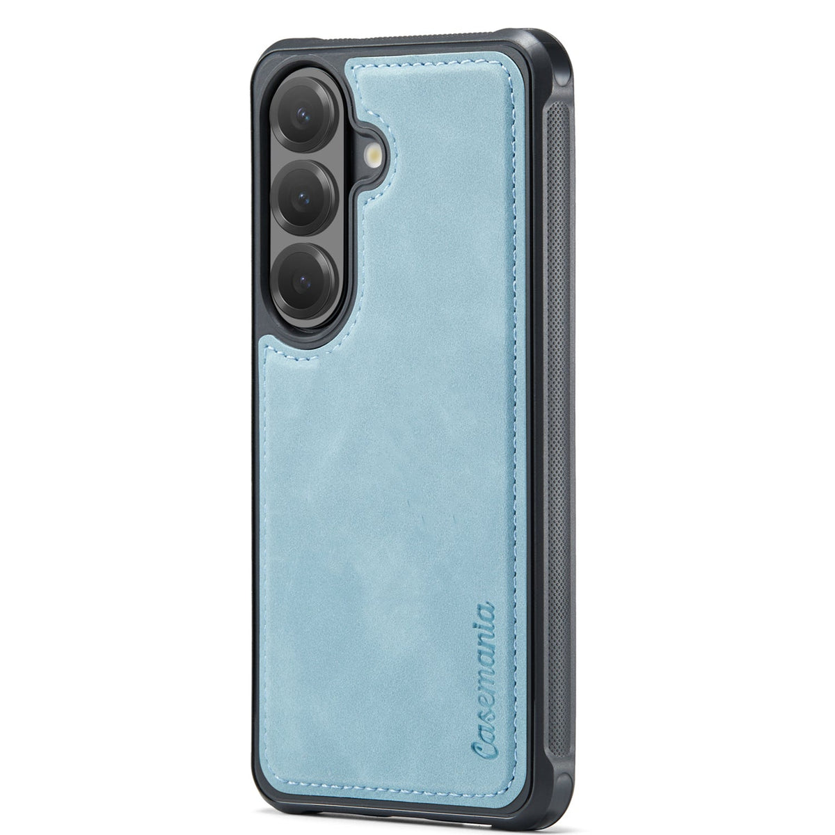 Samsung Galaxy A55 Hoesje - Aqua Blue - Kunstlederen Back Cover