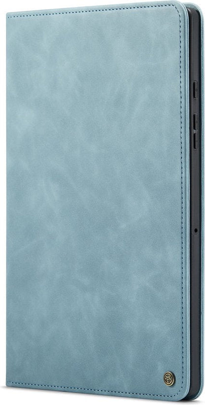 Samsung Galaxy Tab S10 Lite Tablethoes - Aqua Blue - Luxe Bookcase met Pasjeshouder