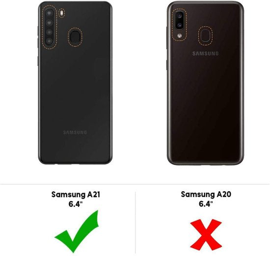 Samsung Galaxy A21 Hoesje - Zwart - Siliconen Back Cover