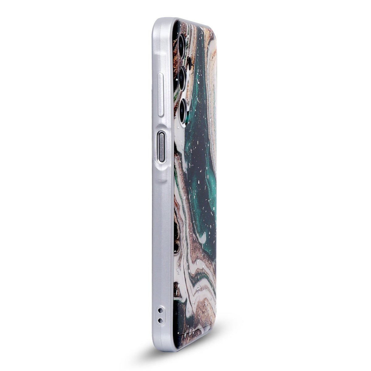 Samsung Galaxy A36 Hoesje - Groen - Marmer Back Cover
