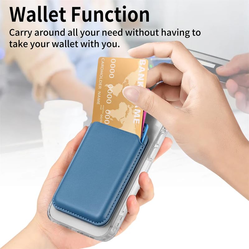 Porte-cartes magnétique avec support Casemania - Bleu