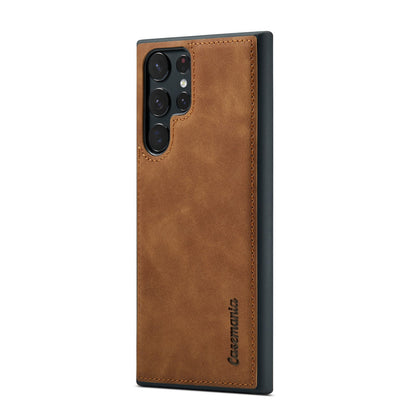 Samsung Galaxy S24 Ultra Hoesje - Sienna Brown - 2 in 1 Bookcase
