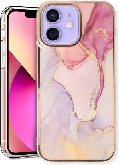 iPhone 11 Hoesje - Nova - Siliconen Marmer Back Cover
