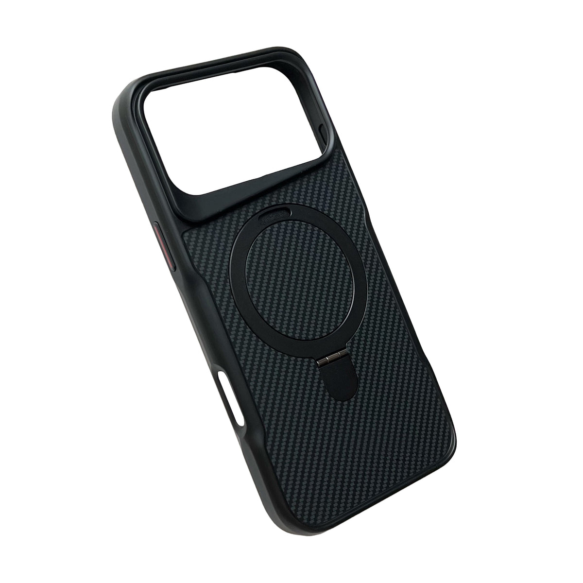 Apple iPhone 17 Pro Max Hoesje - Zwart - Carbon MagSafe Back Cover