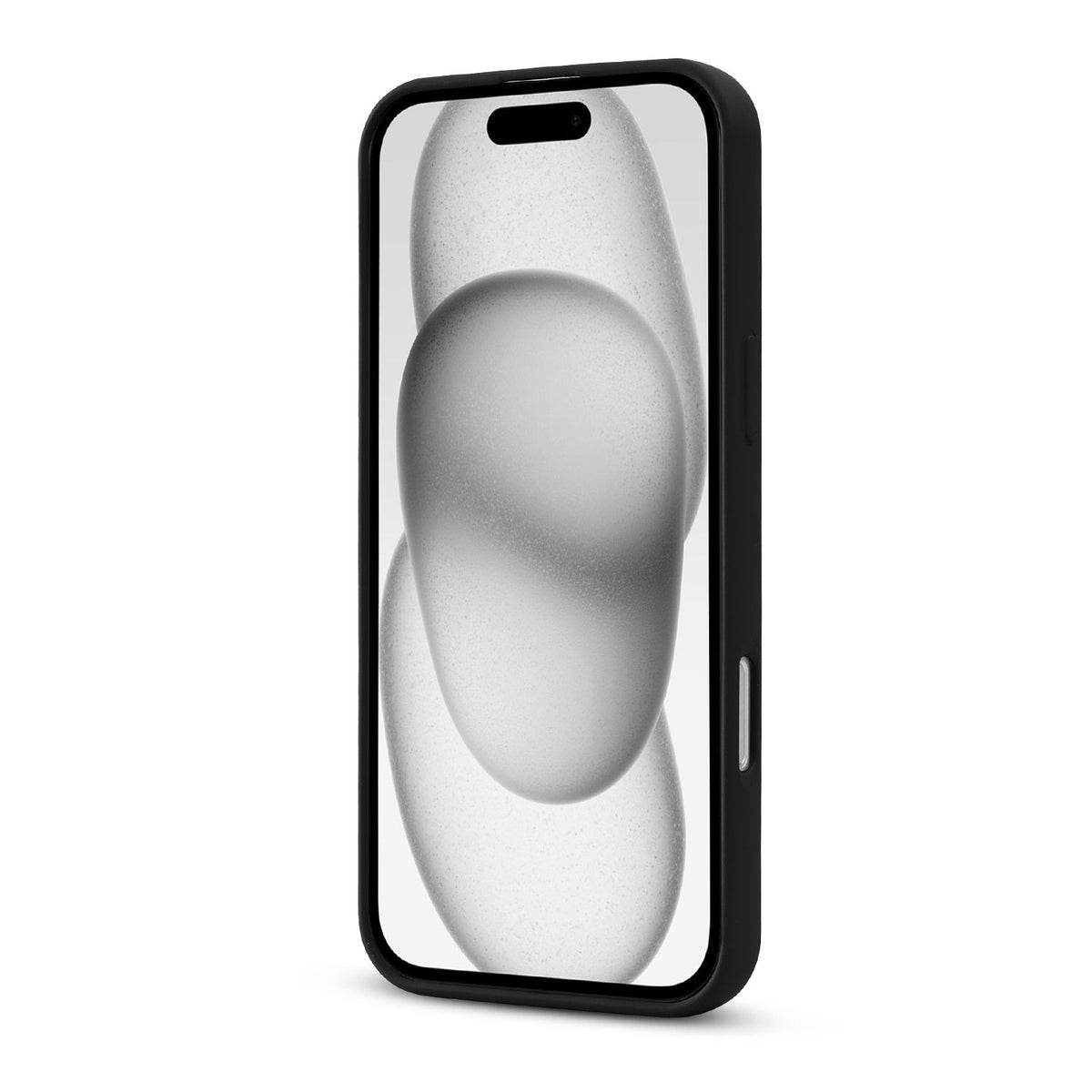 Apple iPhone 16 Pro Max Hoesje - Zwart - Liquid Siliconen MagSafe Back Cover met Magneetring