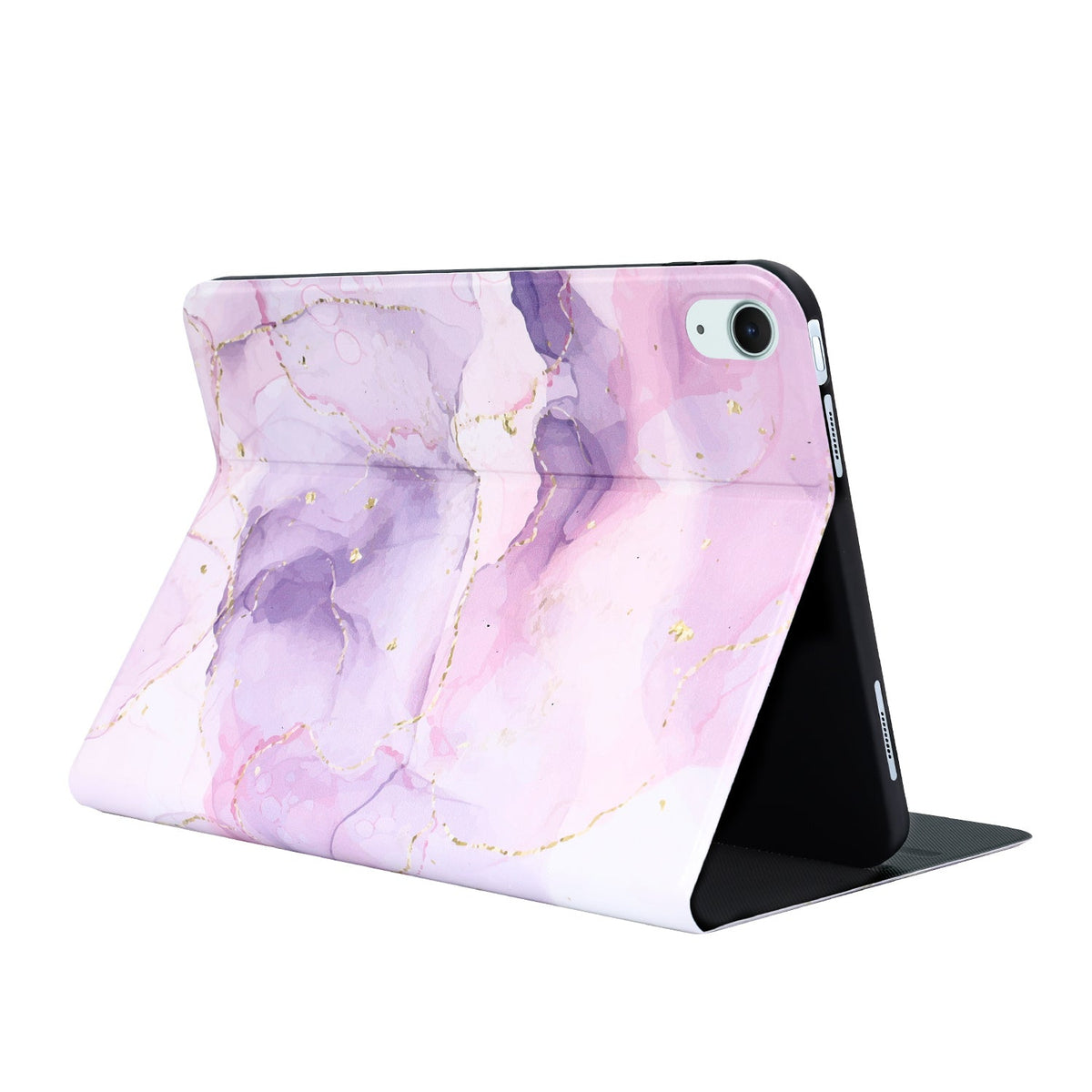Apple iPad 2022 (10th Gen) Tablethoes - Marmer Roze - Smart Cover