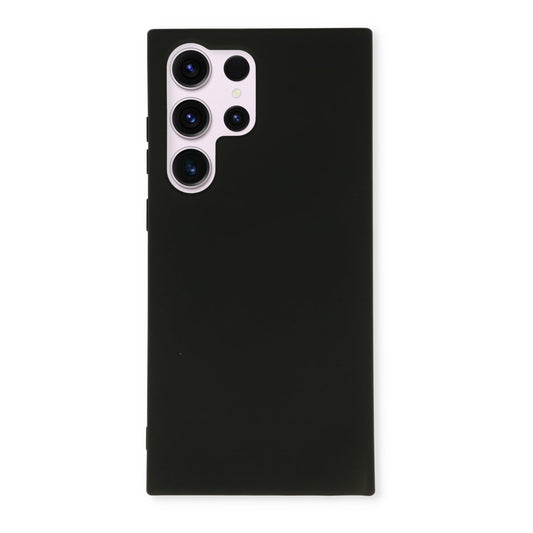 Samsung Galaxy S23 Ultra Case - Black - Matte Silicone Back Cover