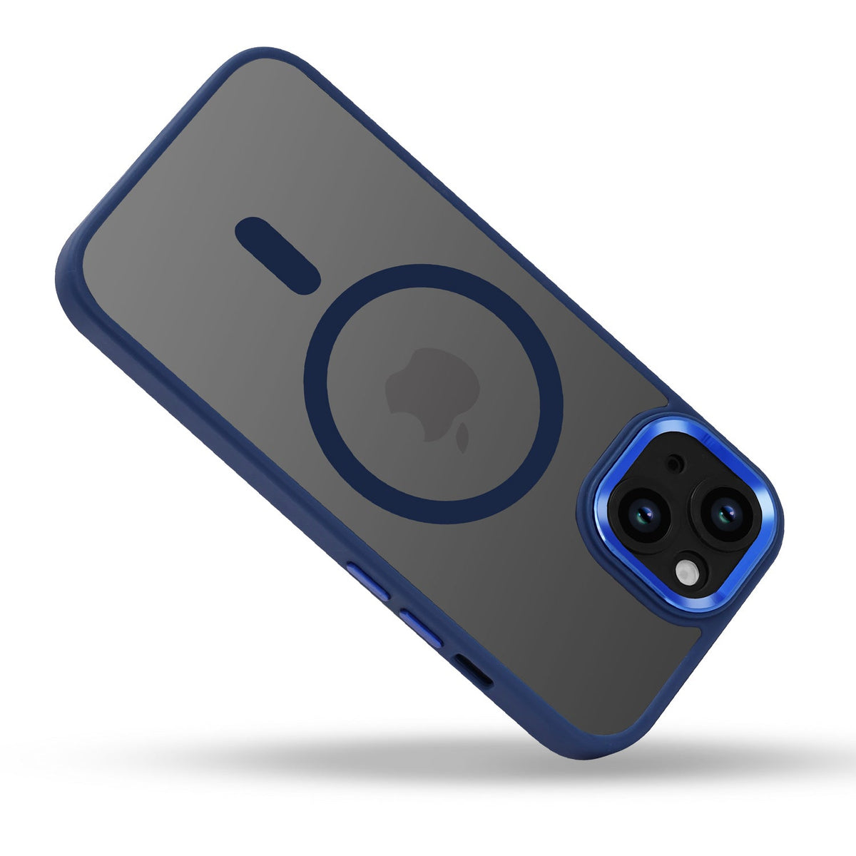 iPhone 13 Hoesje - Blauwe - Color Frame MagSafe Back Cover