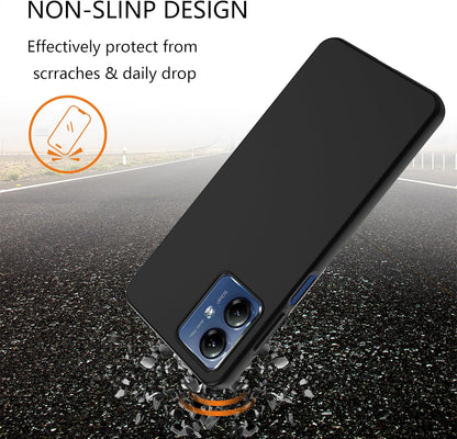 Motorola Moto G14 Hoesje - Zwart - Siliconen Back Cover