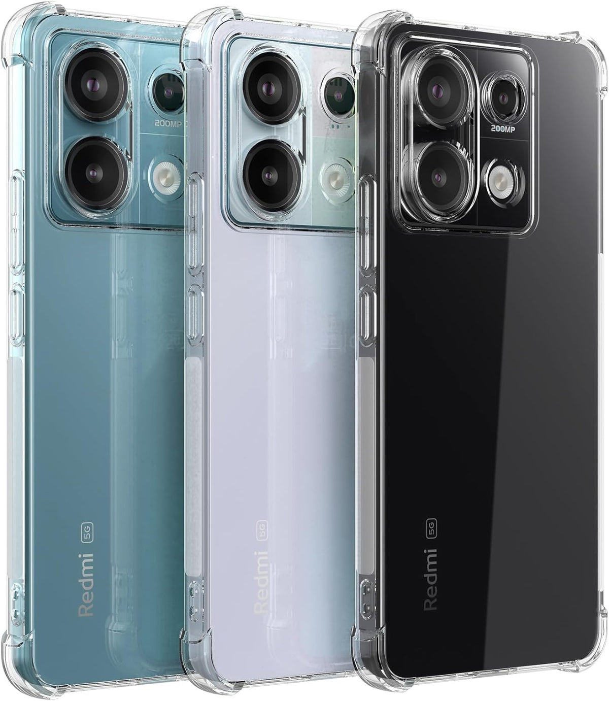 Xiaomi Note 13 Pro 4G Case - Clear - Shockproof Back Cover