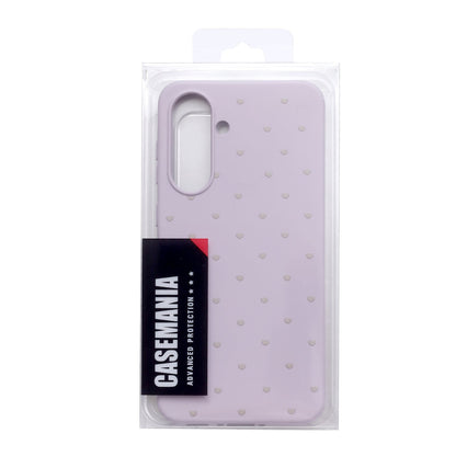 Samsung Galaxy A55 Hoesje - Paars - Hartjes Back Cover