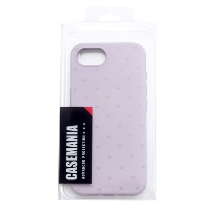 Apple iPhone 16e Hoesje - Paars - Hartjes Back Cover